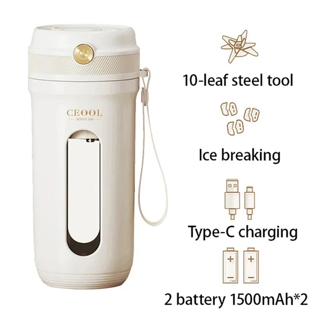 Electric Portable Fruit Blender 350ML