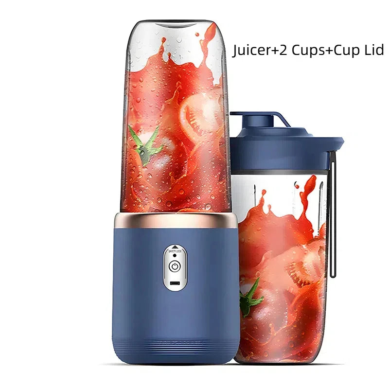 Double Cup Multifunction Usb Fruit Mixers Juicers